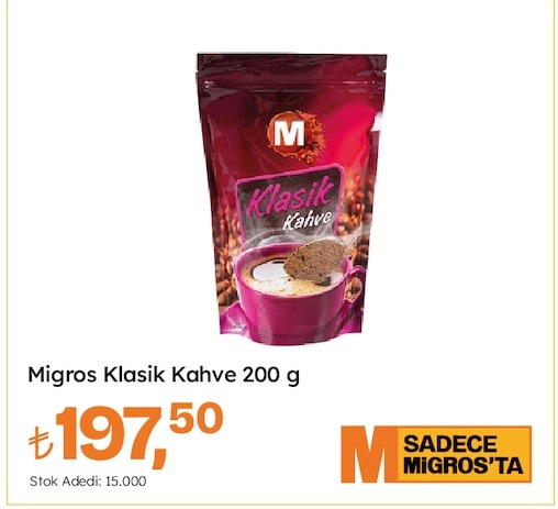 Migros Klasik Kahve 200 G