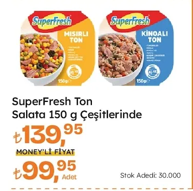 Superfresh Ton Salata 150 G Çeşitlerinde
