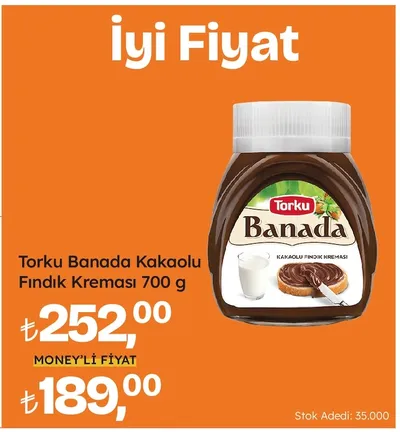 Torku Banada Kakaolu Fındık Kreması 700 G