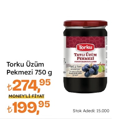 Torku Üzüm Pekmezi 750 G
