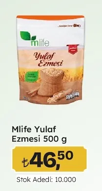 Mlife Yulaf Ezmesi 500 G