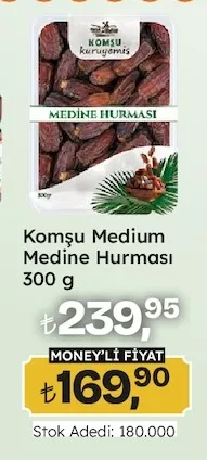 Komşu Medium Medine Hurması 300 G