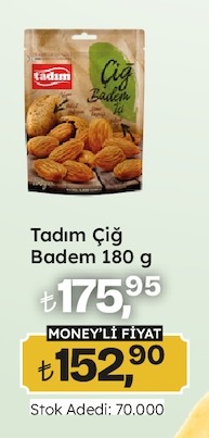 Tadım Çiğ Badem 180 G