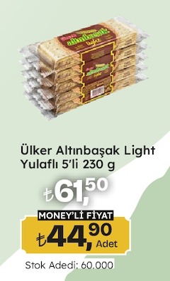 Ülker Altınbaşak Light Yulaflı 5'Li 230 G