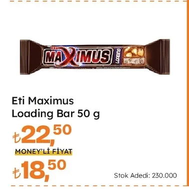 Eti Maximus Loading Bar 50 G