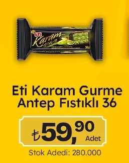 Eti Karam Gurme Antep Fıstıklı 36