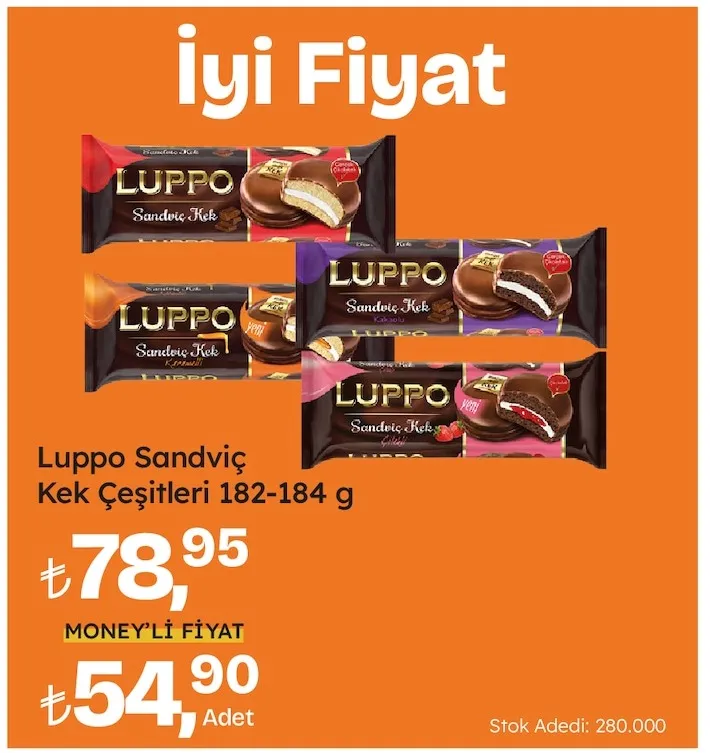 Luppo Sandviç Kek Çeşitleri 182-184 G