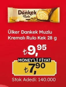 Ülker Dankek Muzlu Kremalı Rulo Kek 28 G