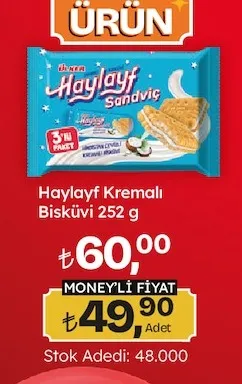 Haylayf Kremalı Bisküvi 252 G