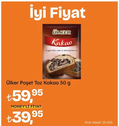 Ülker Poşet Toz Kakao 50 G