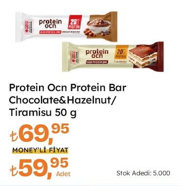 Protein Ocn Protein Bar Chocolate&Hazelnut/ Tiramisu 50 G