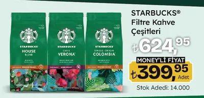Starbucks Filtre Kahve Çeşitleri