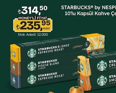 Starbucks By Nespresso 10'Lu Kapsül Kahve Çeşitleri
