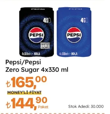Pepsi/Pepsi Zero Sugar 4X330 Ml