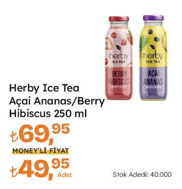 Herby Ice Tea Açai Ananas/Berry Hibiscus 250 Ml