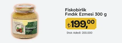 Fiskobirlik Fındık Ezmesi 300 G