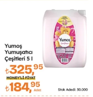 Yumoş Yumuşatıcı Çeşitleri 5 L