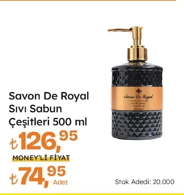Savon De Royal Sıvı Sabun Çeşitleri 500 Ml