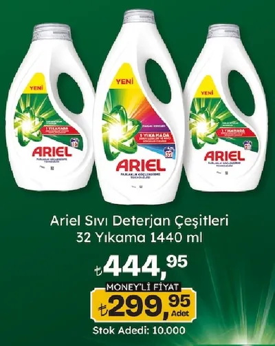 Ariel Sıvı Deterjan Çeşitleri 32 Yıkama 1440 Ml