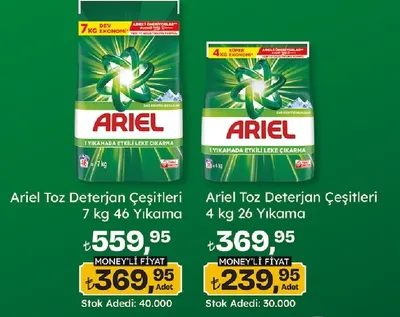 Ariel Toz Deterjan Çeşitleri 7 Kg