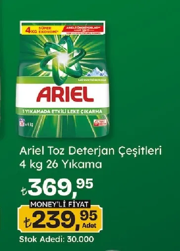Ariel Toz Deterjan Çeşitleri 4 Kg