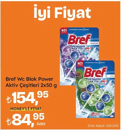 Bref Wc Blok Power Aktiv Çeşitleri 2X50 G