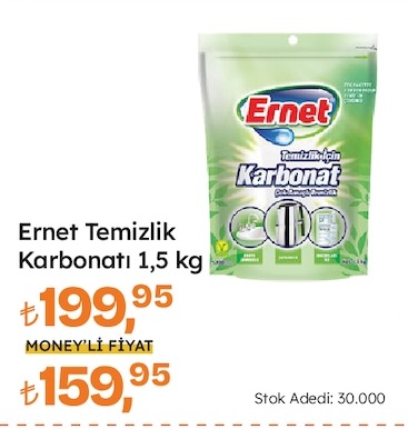 Ernet Temizlik Karbonatı 1,5 Kg