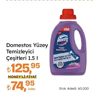 Domestos Yüzey Temizleyici Çeşitleri 1.5 L