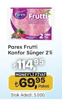Parex Frutti Konfor Sünger 2'Li