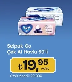 Selpak Go Çek Al Havlu 50'Li