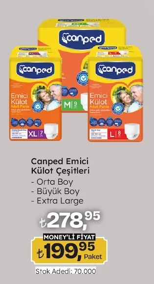 Canped Emici Külot Çeşitleri