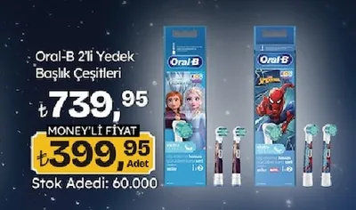 Oral-B 2'Li Yedek Başlık Çeşitleri
