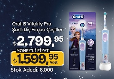Oral-B Vitality Pro Şarjlı Diş Fırçası Çeşitleri