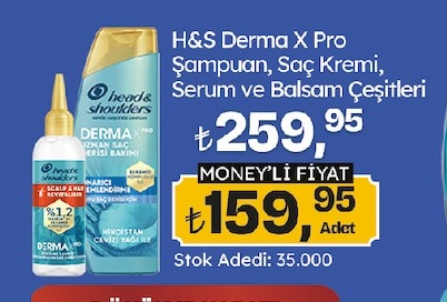 H&S Derma X Pro Şampuan, Saç Kremi, Serum Ve Balsam Çeşitleri