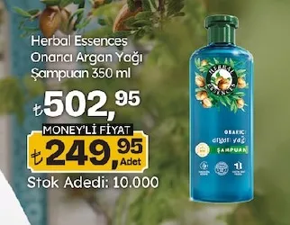 Herbal Essences Onarıcı Argan Yağı Şampuan 350 Ml