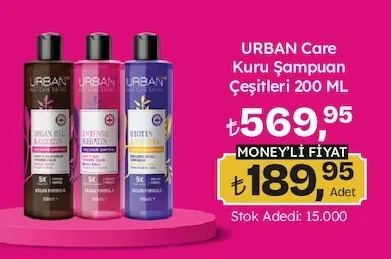 Urban Care Kuru Şampuan Çeşitleri 200 Ml