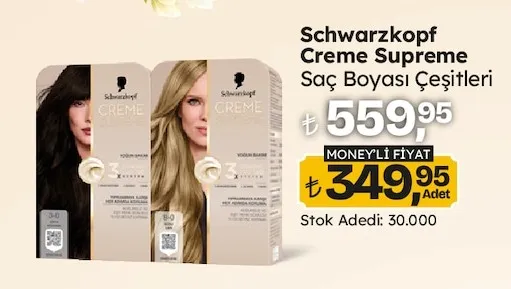 Schwarzkopf Creme Supreme Saç Boyası Çeşitleri