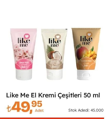 Like Me El Kremi Çeşitleri 50 Ml