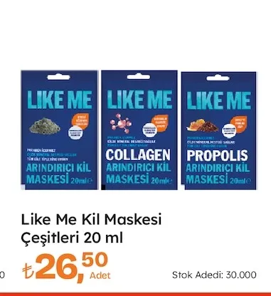 Like Me Kil Maskesi Çeşitleri 20 Ml