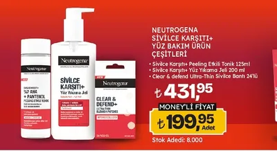 Neutrogena Sivilce Karşıtı+ Yüz Bakım Ürün Çeşitleri