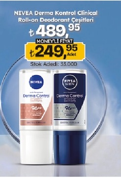 Nivea Derma Kontrol Clinical Roll-On Deodorant Çeşitleri