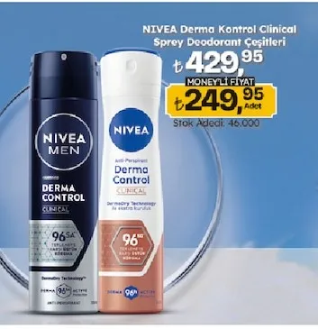 Nivea Derma Kontrol Clinical Sprey Deodorant Çeşitleri