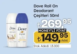 Dove Roll On Deodorant Çeşitleri 50Ml
