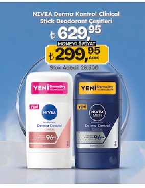 Nivea Derma Kontrol Clinical Stick Deodorant Çeşitleri