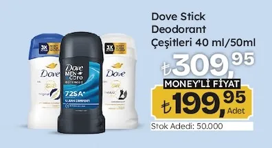 Dove Stick Deodorant Çeşitleri 40 Ml/50Ml
