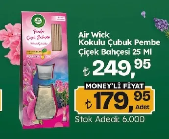 Air Wick Kokulu Çubuk Pembe Çiçek Bahçesi 25 Ml