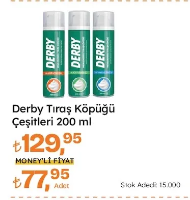 Derby Tıraş Köpüğü Çeşitleri 200 Ml
