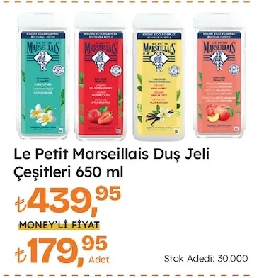 Le Petit Marseillais Duş Jeli Çeşitleri 650 Ml