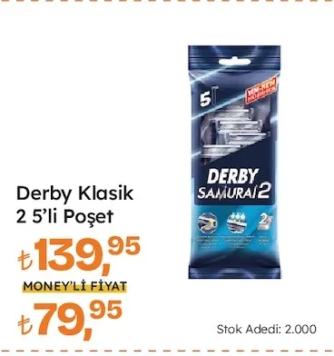 Derby Klasik 2 5'Li Poşet