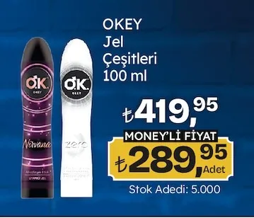 Okey Jel Çeşitleri 100 Ml